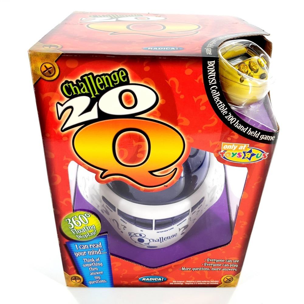 20Q Challenge Yellow Game 360 Floating Toys R Us Exclusive New Open Box READ